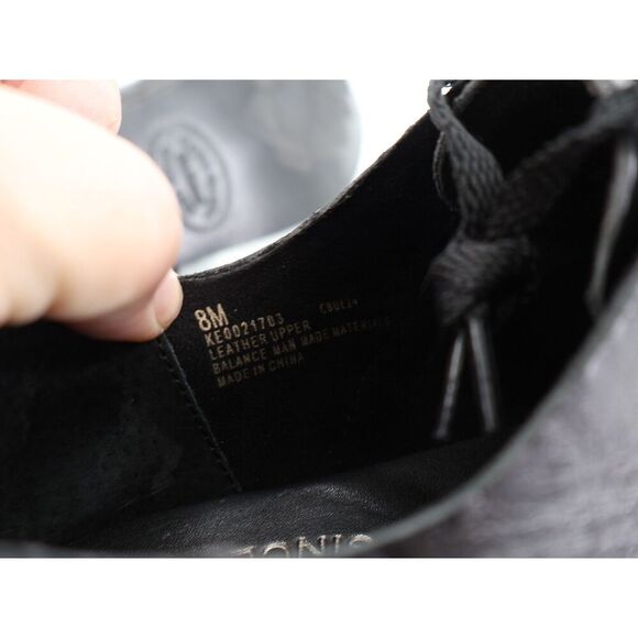 KORK-EASE Women's Rori Laceless Oxford Womens 8 M Black Leather Block Heel - Picture 8 of 12